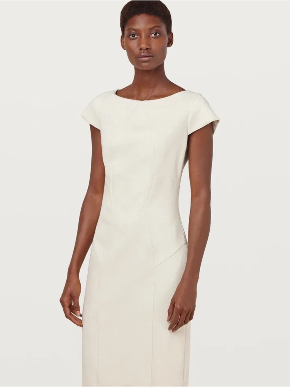 Tommy Hilfiger White Cap-Sleeve Sheath Dress NWT Size 8